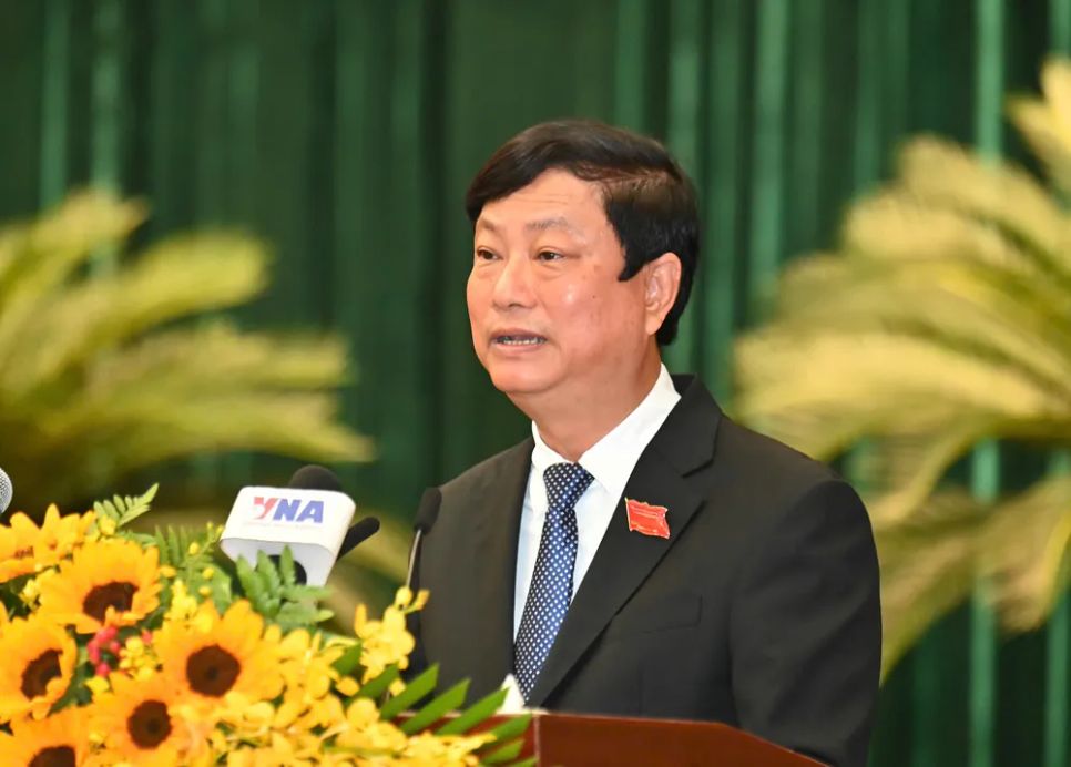 Đồng chí Võ Văn Minh phát biểu tại kỳ họp. Ảnh: VIỆT DŨNG Đồng chí Võ Văn Minh phát biểu tại kỳ họp. Ảnh: VIỆT DŨNG