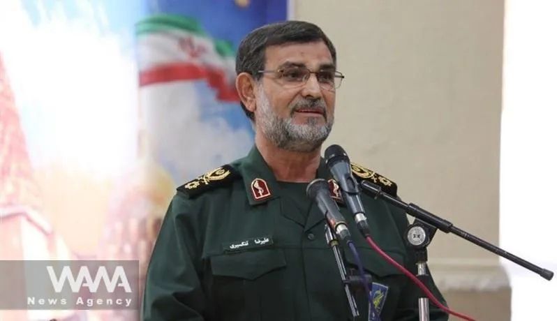 Tướng Alireza Tangsiri, Tư lệnh hải quân Lực lượng Vệ binh Cách mạng Hồi giáo Iran. Ảnh: WANA
