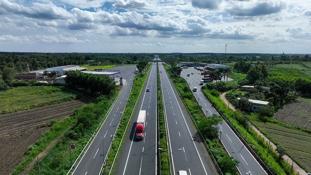Cao tốc TP.HCM - Long Thành - Dầu Giây. Ảnh: Độc Lập