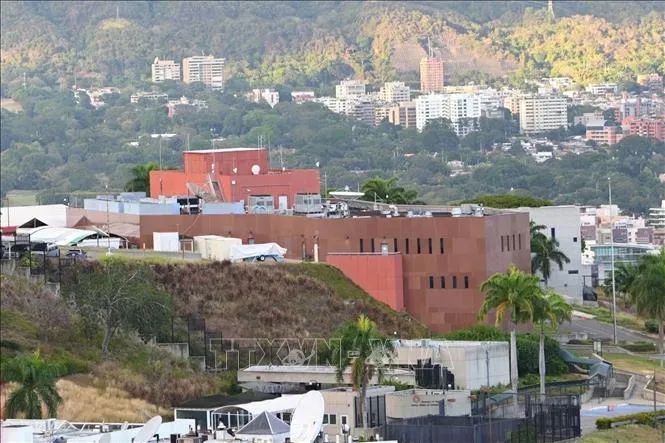 Đại sứ quán Mỹ ở Caracas, Venezuela. Ảnh tư liệu: THX/TTXVN