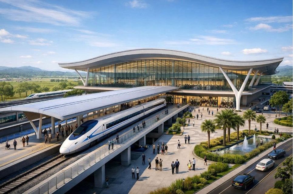 Nghiên cứu bổ sung ga Xuân Hòa trên tuyến đường sắt tốc độ cao Bắc - Nam qua tỉnh Đồng Nai. Ảnh minh họa