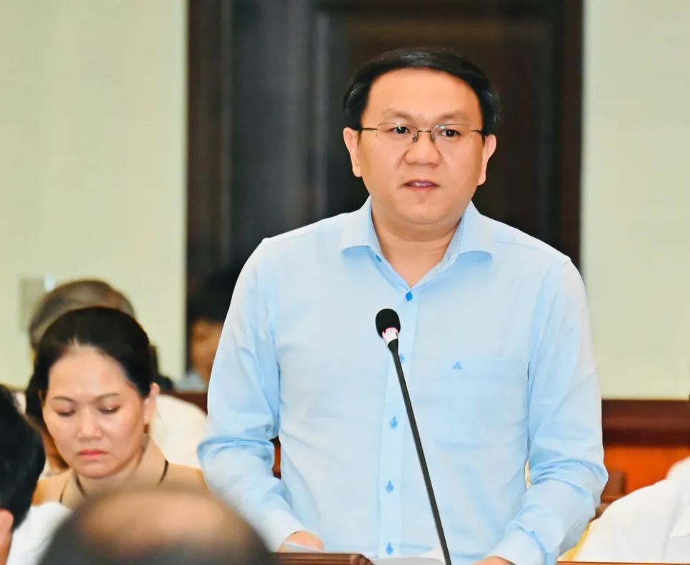 Giám đốc Sở KH-CN TPHCM Lâm Đình Thắng phát biểu. Ảnh: VIỆT DŨNG