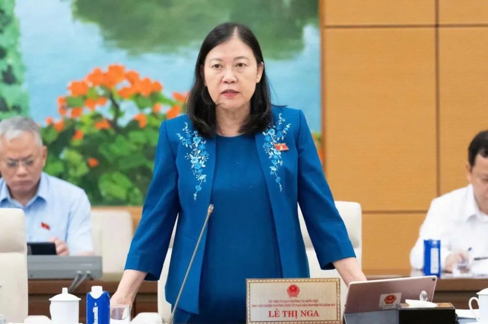 Phó Chủ nhiệm Thường trực Ủy ban Dân nguyện và Giám sát của Quốc hội Lê Thị Nga