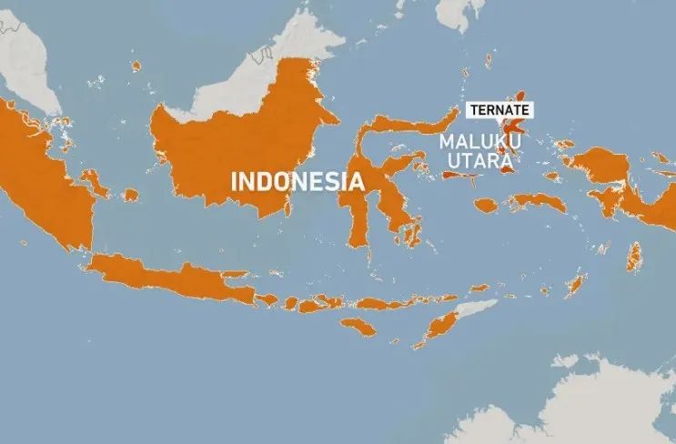 Địa điểm xảy ra động đất tại Indonesia. Ảnh: Al Jazeera