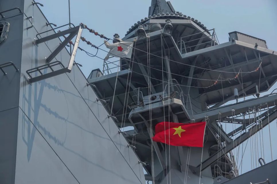 Tàu hộ vệ Asahi của Lực lượng Tự vệ trên biển Nhật Bản thăm Đà Nẵng