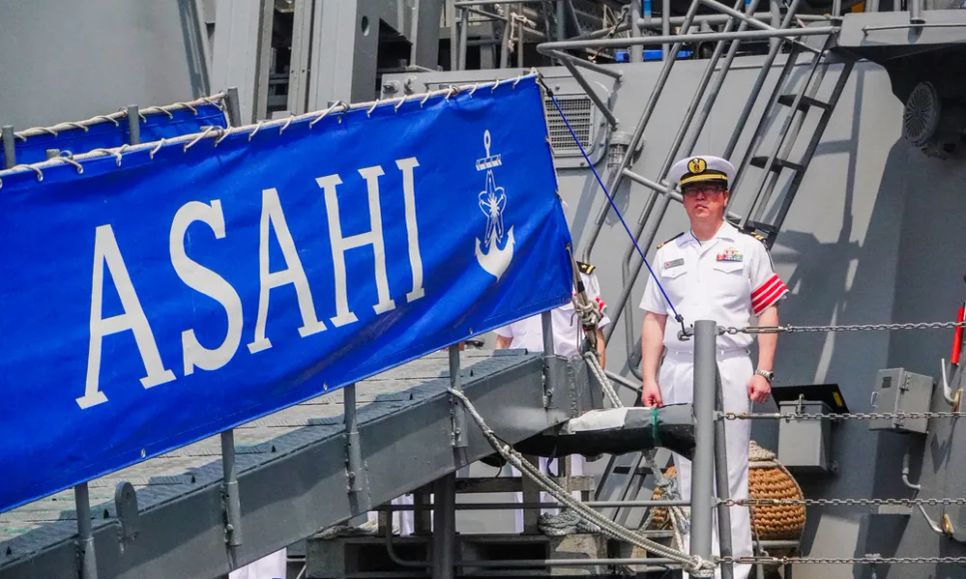 Tàu hộ vệ Asahi của Lực lượng Tự vệ trên biển Nhật Bản thăm Đà Nẵng