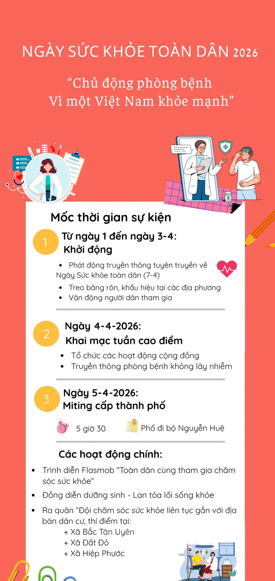 Chủ động phòng bệnh - Vì một Việt Nam khỏe mạnh