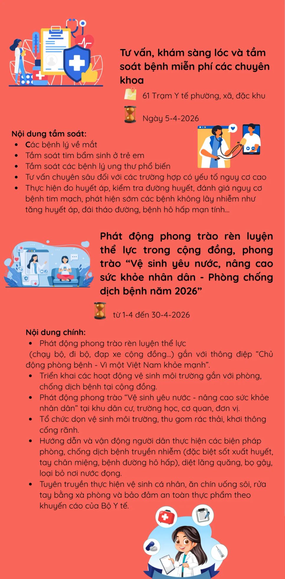Chủ động phòng bệnh - Vì một Việt Nam khỏe mạnh