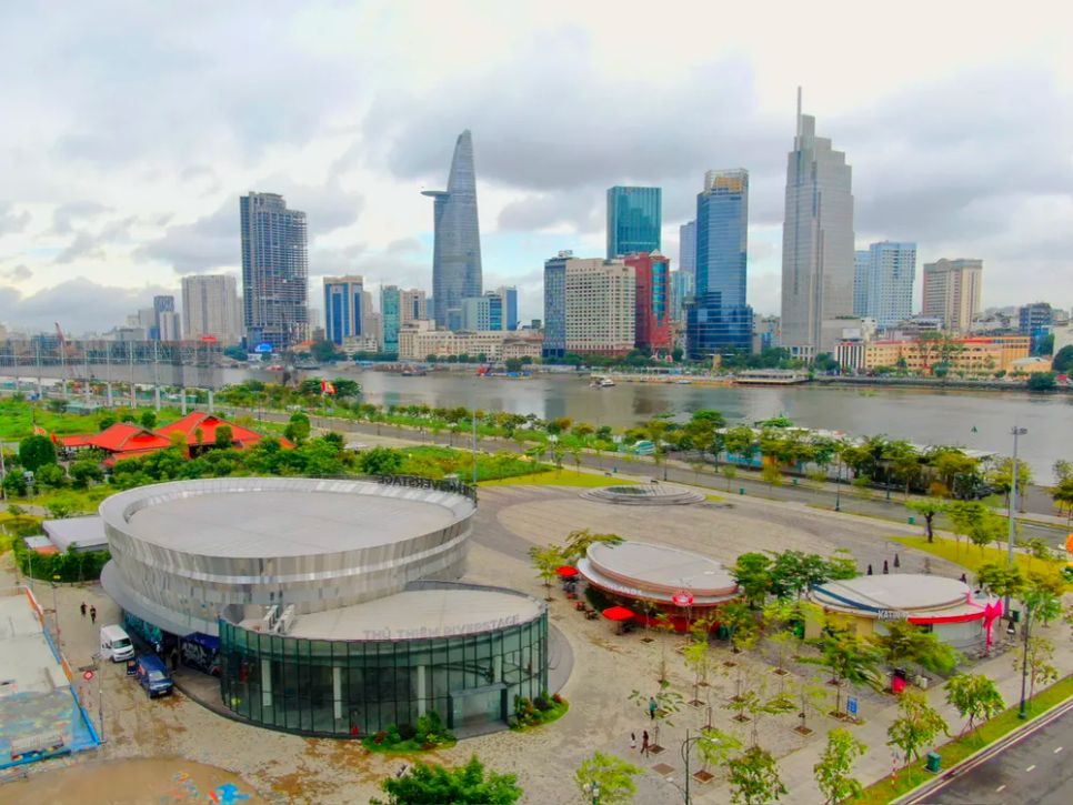 Khu đô thị mới Thủ Thiêm được đặt trong tầm nhìn chiến lược đưa TPHCM trở thành trung tâm kinh tế, tài chính, thương mại lớn của khu vực Đông Nam Á