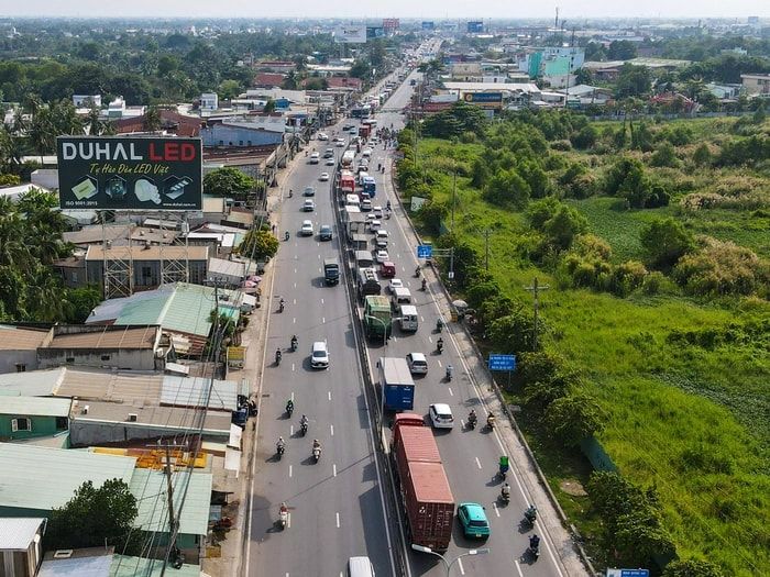 Quốc lộ 1 chuẩn bị mở rộng, TP.HCM triển khai quy trình bồi thường chi tiết. Ảnh: Phương Nhi