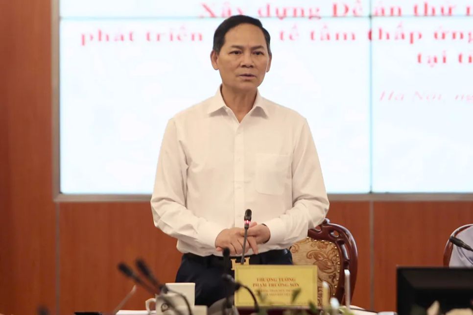 Thượng tướng Phạm Trường Sơn, Phó Tổng Tham mưu trưởng Quân đội nhân dân Việt Nam phát biểu tại buổi làm việc. Ảnh: MST