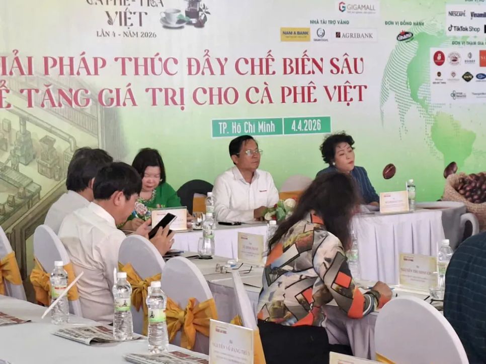 Hội thảo “Giải pháp thúc đẩy chế biến sâu để tăng giá trị cho cà phê Việt” do Báo Người Lao động tổ chức vào chiều 4-4