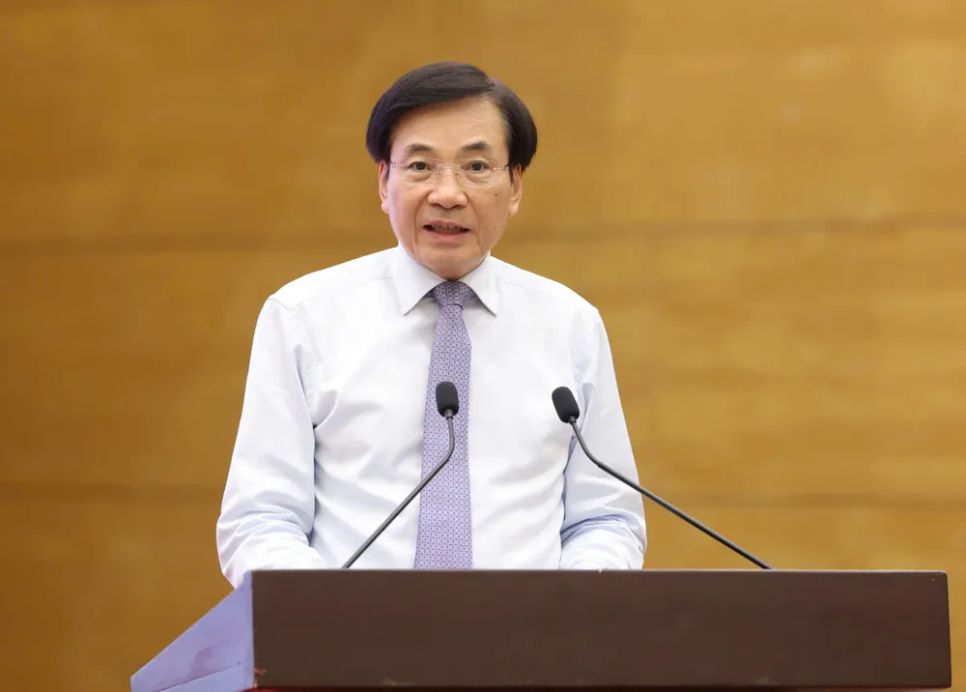 Bộ trưởng, Chủ nhiệm Văn phòng Chính phủ Trần Văn Sơn chủ trì và phát biểu tại cuộc họp báo Chính phủ thường kỳ, chiều 4-4. Ảnh: QUANG PHÚC Bộ trưởng, Chủ nhiệm Văn phòng Chính phủ Trần Văn Sơn chủ trì và phát biểu tại cuộc họp báo Chính phủ thường kỳ, chiều 4-4. Ảnh: QUANG PHÚC