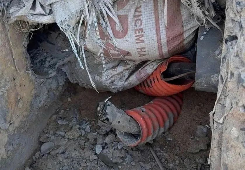 Cáp ngầm bị cắt trộm trên tuyến đường cao tốc Biên Hòa - Vũng Tàu