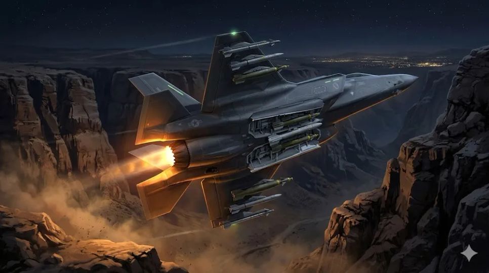 Tiêm kích tàng hình F-35. Ảnh minh họa.