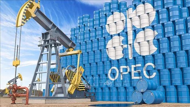 Hình ảnh 3D minh hoạ biểu tượng Tổ chức Các nước xuất khẩu dầu mỏ (OPEC). Ảnh: Shutterstock.com/TTXVN Hình ảnh 3D minh hoạ biểu tượng Tổ chức Các nước xuất khẩu dầu mỏ (OPEC). Ảnh: Shutterstock.com/TTXVN