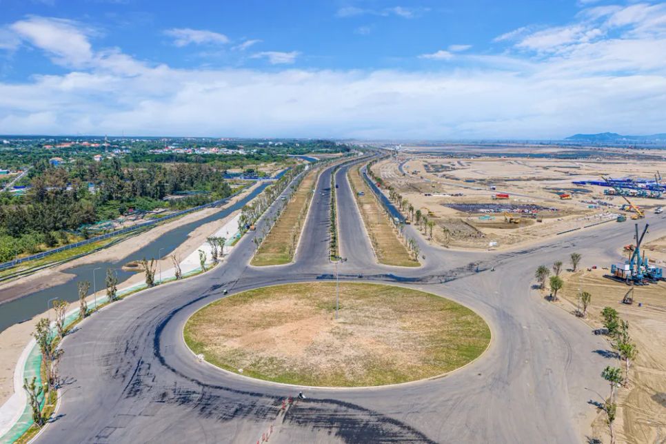 Hạ tầng khu đô thị lấn biển Cần Giờ. Ảnh: ĐỨC HOÀNG