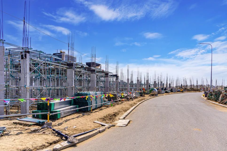 Khu đô thị lấn biển Cần Giờ. Ảnh: ĐỨC HOÀNG