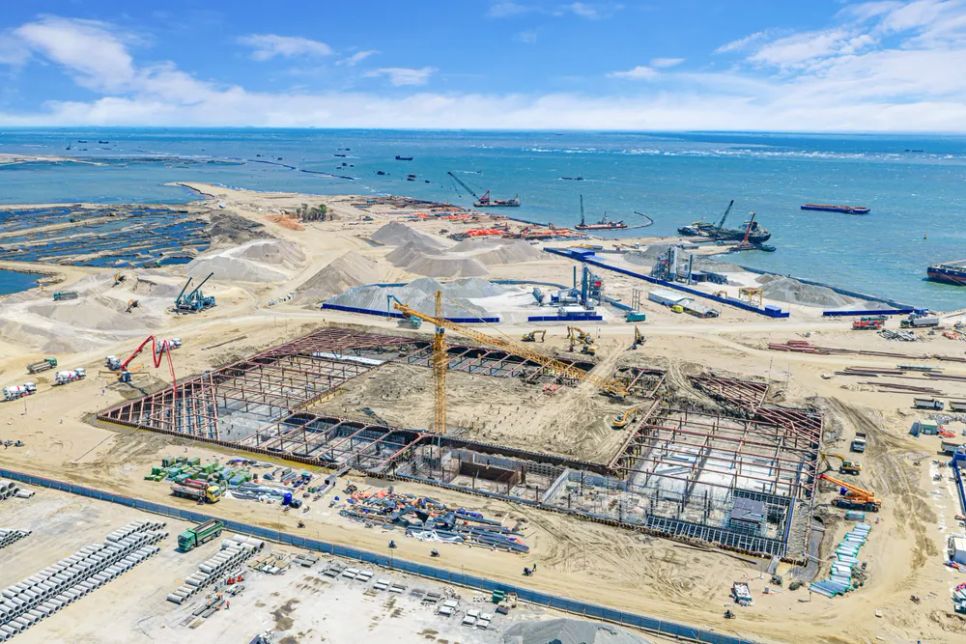 Khu đô thị lấn biển Cần Giờ. Ảnh: ĐỨC HOÀNG