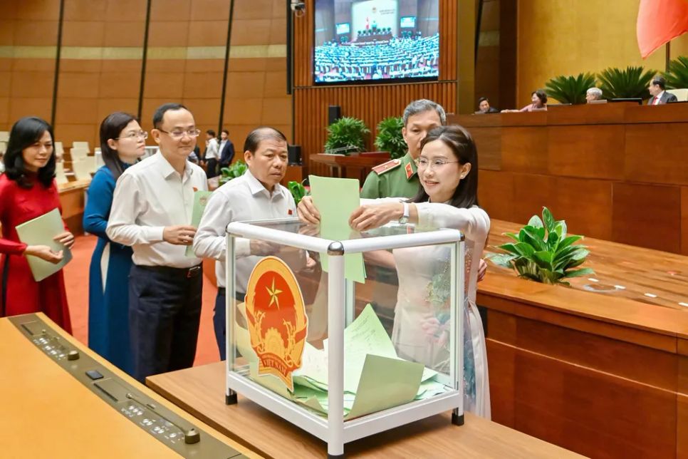 Bầu 6 Phó Chủ tịch Quốc hội và các Ủy viên Ủy ban Thường vụ Quốc hội