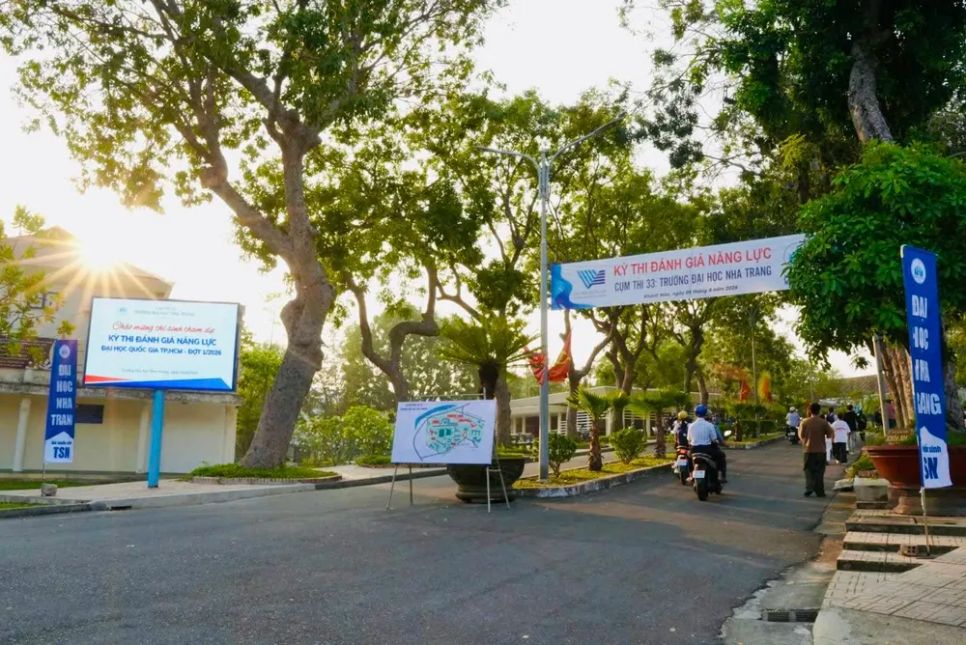 Kỳ thi Đánh giá năng lực đợt 1 năm 2026 do Đại học Quốc gia TPHCM tổ chức tại cụm thi Trường Đại học Nha Trang