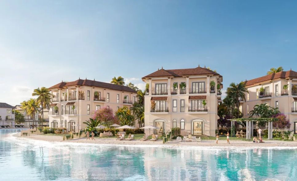 Căn biệt thực tại Vinhomes Green Paradise sở hữu biển riêng sau nhà – chuẩn sống được giới tinh hoa ưu chuộng