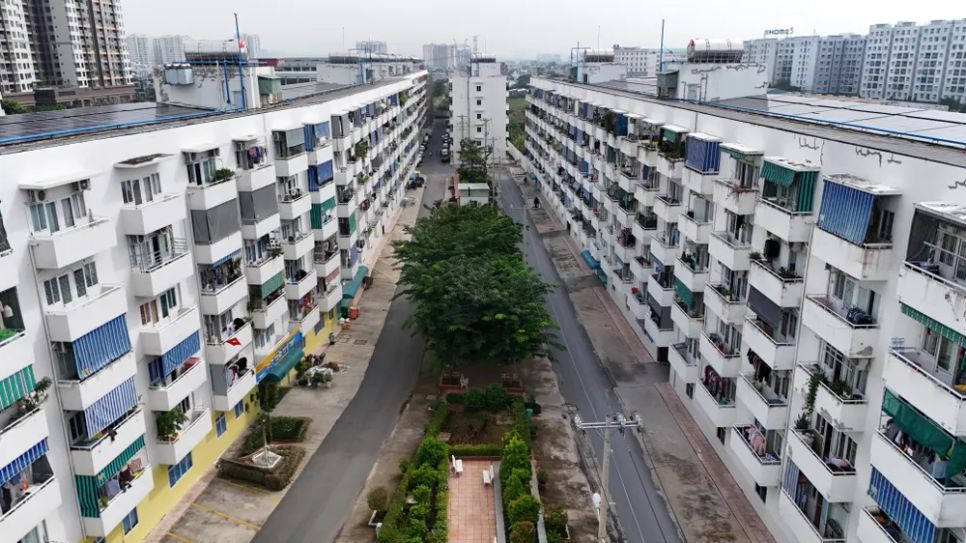 Một dự án nhà ở xã hội đã hoàn thành