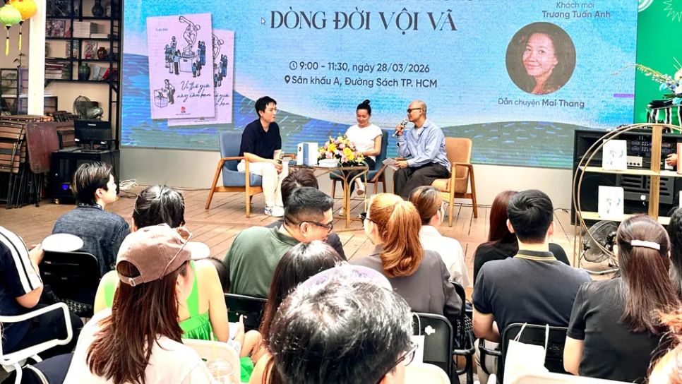 Một chương trình giao lưu ra mắt sách tại Đường sách TPHCM