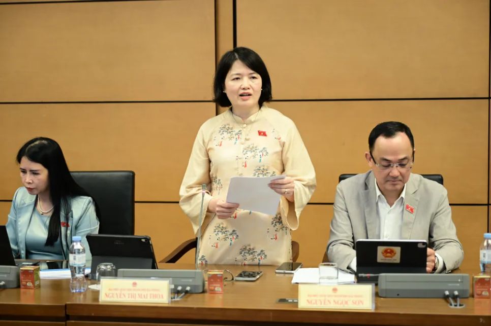 ĐB Nguyễn Thị Mai Thoa (TP Hải Phòng). Ảnh: ĐỖ TRUNG