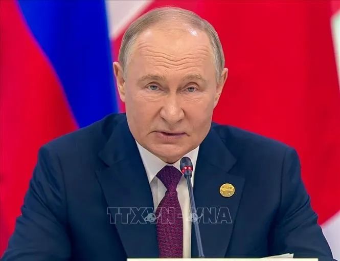 Tổng thống Nga Vladimir Putin. Ảnh tư liệu: ANI/TTXVN Tổng thống Nga Vladimir Putin. Ảnh tư liệu: ANI/TTXVN