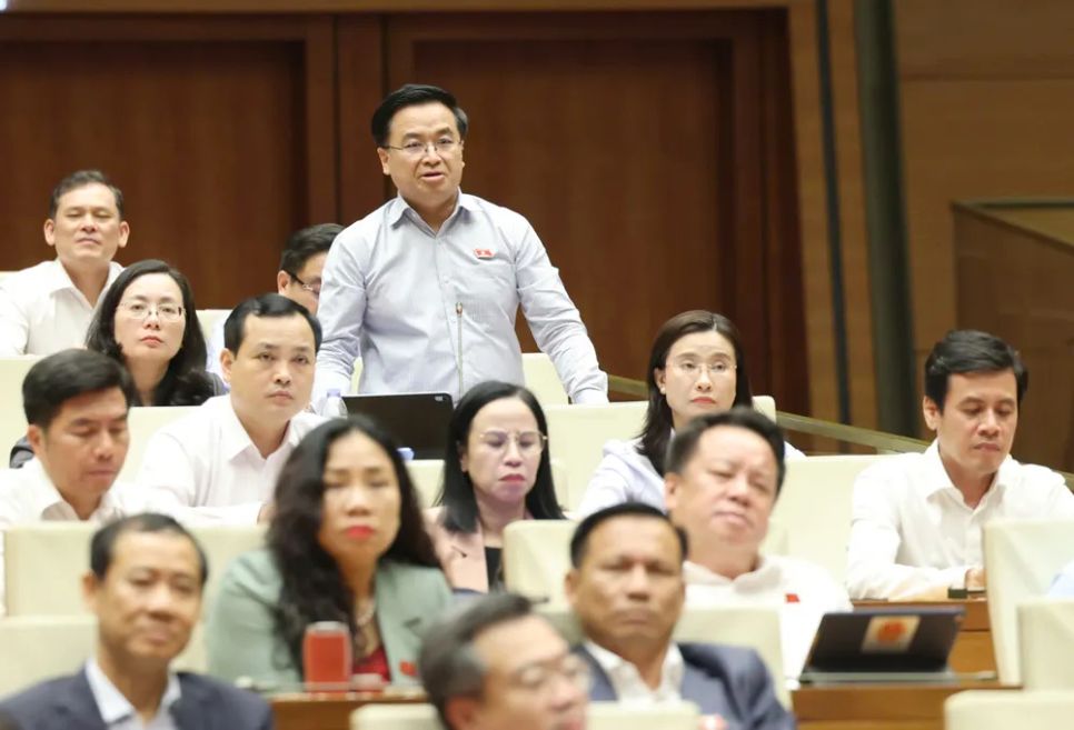 ĐB Bùi Xuân Hải (Hải Phòng). Ảnh: QUANG PHÚC