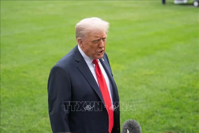 Tổng thống Mỹ Donald Trump. Ảnh: THX/TTXVN Tổng thống Mỹ Donald Trump. Ảnh: THX/TTXVN