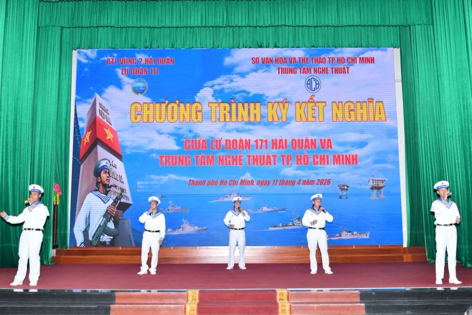 Một tiết mục văn nghệ tại chương trình