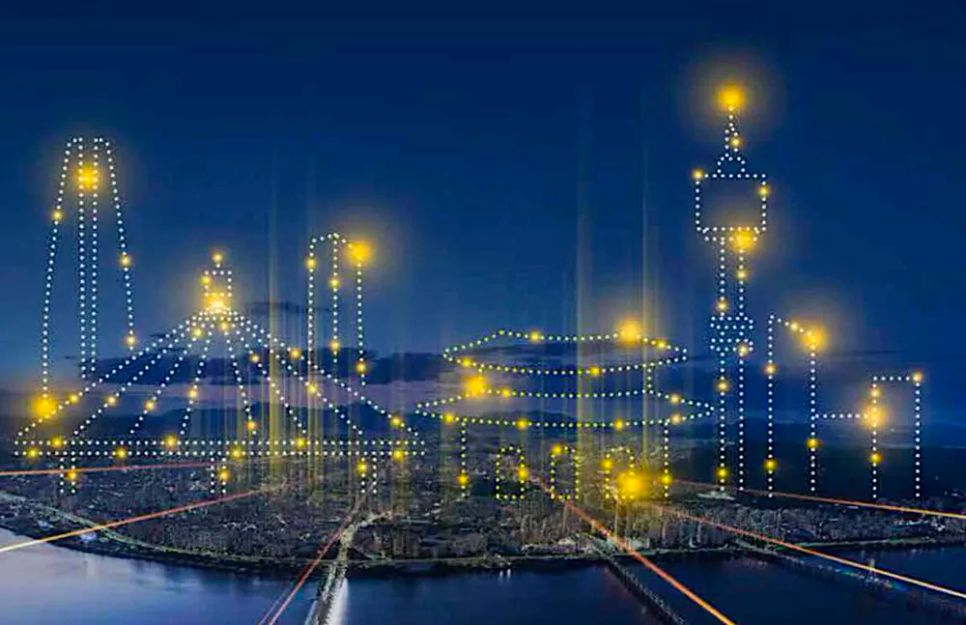 Trình diễn ánh sáng trên sông Hàn. Ảnh: SEOUL METROPOLITAN GOVERNMENT Trình diễn ánh sáng trên sông Hàn. Ảnh: SEOUL METROPOLITAN GOVERNMENT