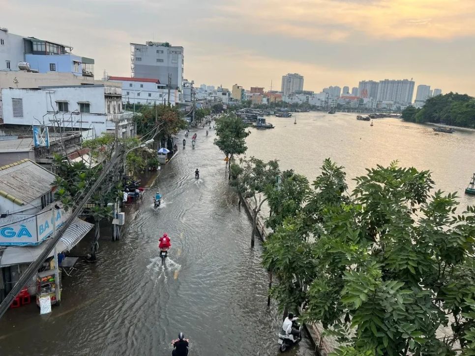 Nam bộ xuất hiện đợt triều cường những ngày cuối tuần Nam bộ xuất hiện đợt triều cường những ngày cuối tuần