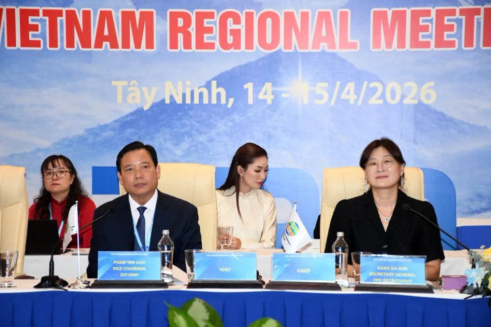 Lãnh đạo UBND tỉnh Tây Ninh và Ban Thư ký TPO chủ trì hội nghị