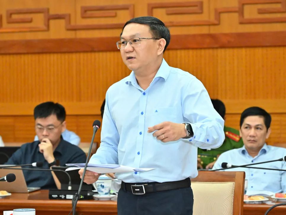 Giám đốc Sở KH-CN TPHCM Lâm Đình Thắng phát biểu. Ảnh: VIỆT DŨNG