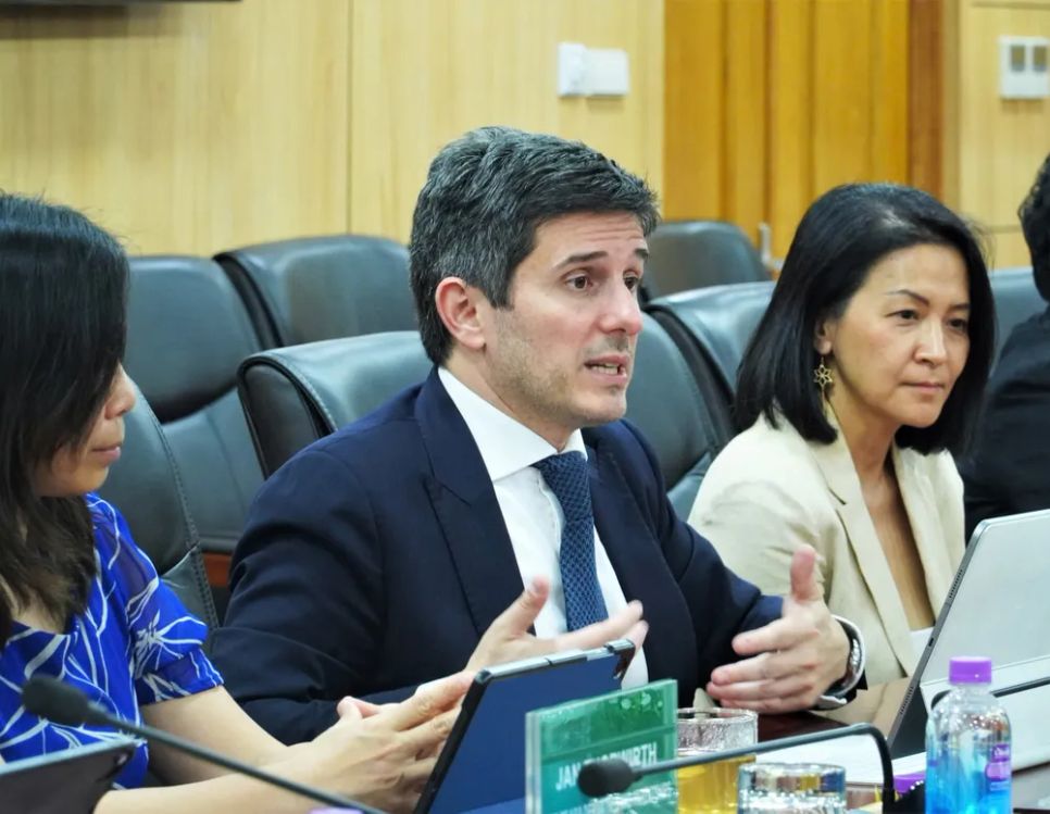 Ông Gerald Toledano tại buổi làm việc với UBCKNN Ông Gerald Toledano tại buổi làm việc với UBCKNN