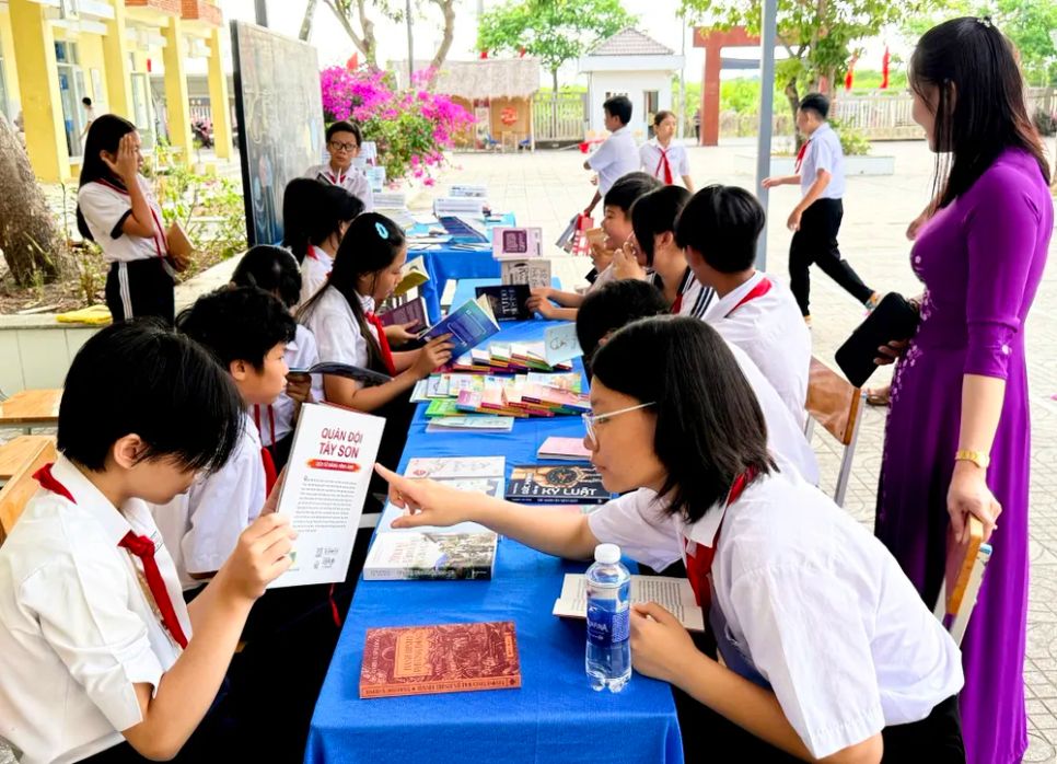 Xã Xuyên Mộc tổ chức ngày hội đọc sách cho học sinh