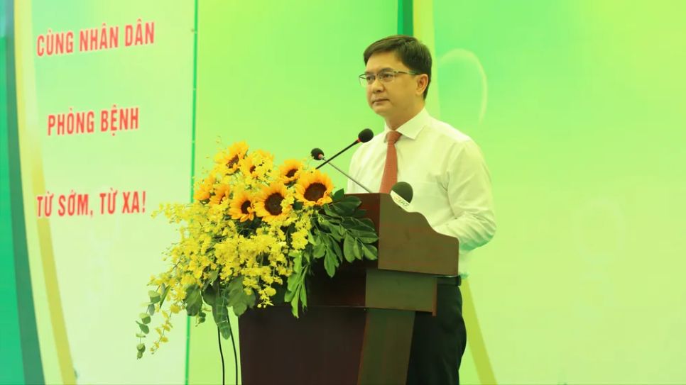 Đồng chí Nguyễn Mạnh Cường, Phó Chủ tịch UBND TPHCM phát biểu tại lễ phát động