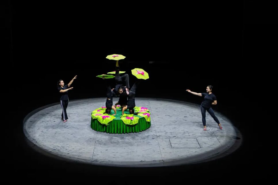 Màn biểu diễn uốn dẻo. Ảnh: DŨNG PHƯƠNG