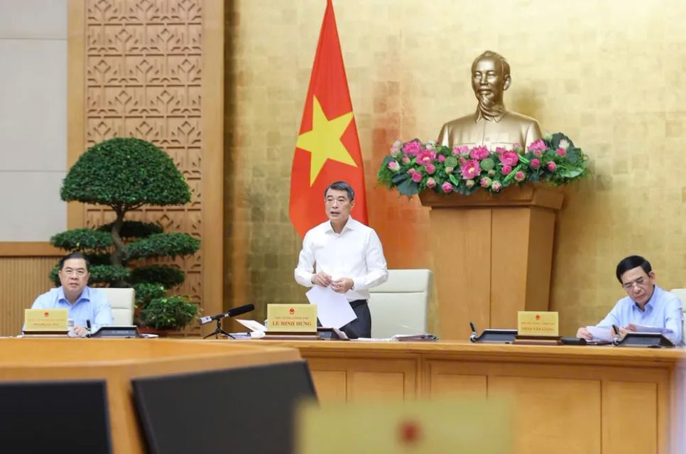 Thủ tướng Lê Minh Hưng chủ trì và phát biểu tại cuộc họp của Thường trực Đảng ủy Chính phủ và Thường trực Chính phủ