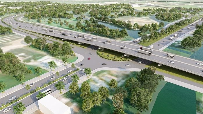 Phối cảnh cao tốc TP.HCM - Mộc Bài. Ảnh: Sở Xây dựng TP.HCM