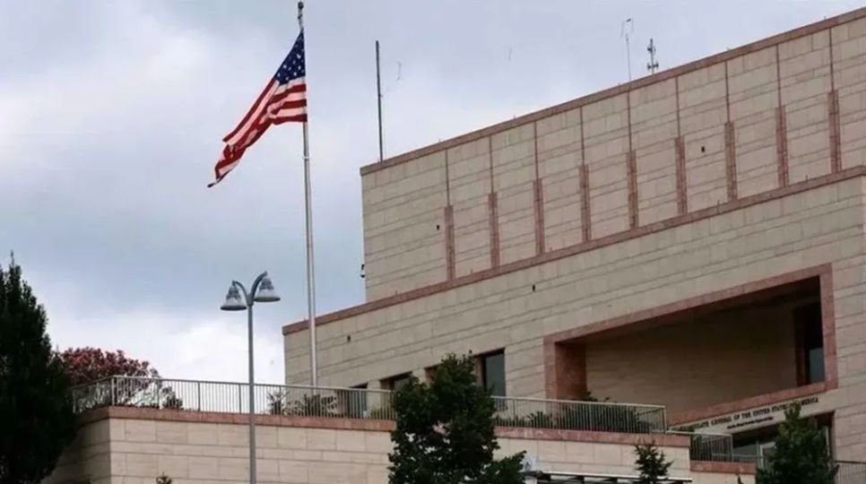 Đại sứ quán Mỹ tại Baghdad. Ảnh: VOICE OF EMIRATES