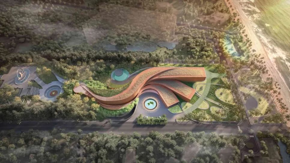 Phối cảnh Bảo tàng Trường Sa. Đồ họa: Huni Architectes