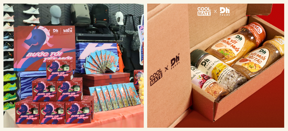 Hai dự án hợp tác giữa Dh Foods cùng Biti’s và Coolmate