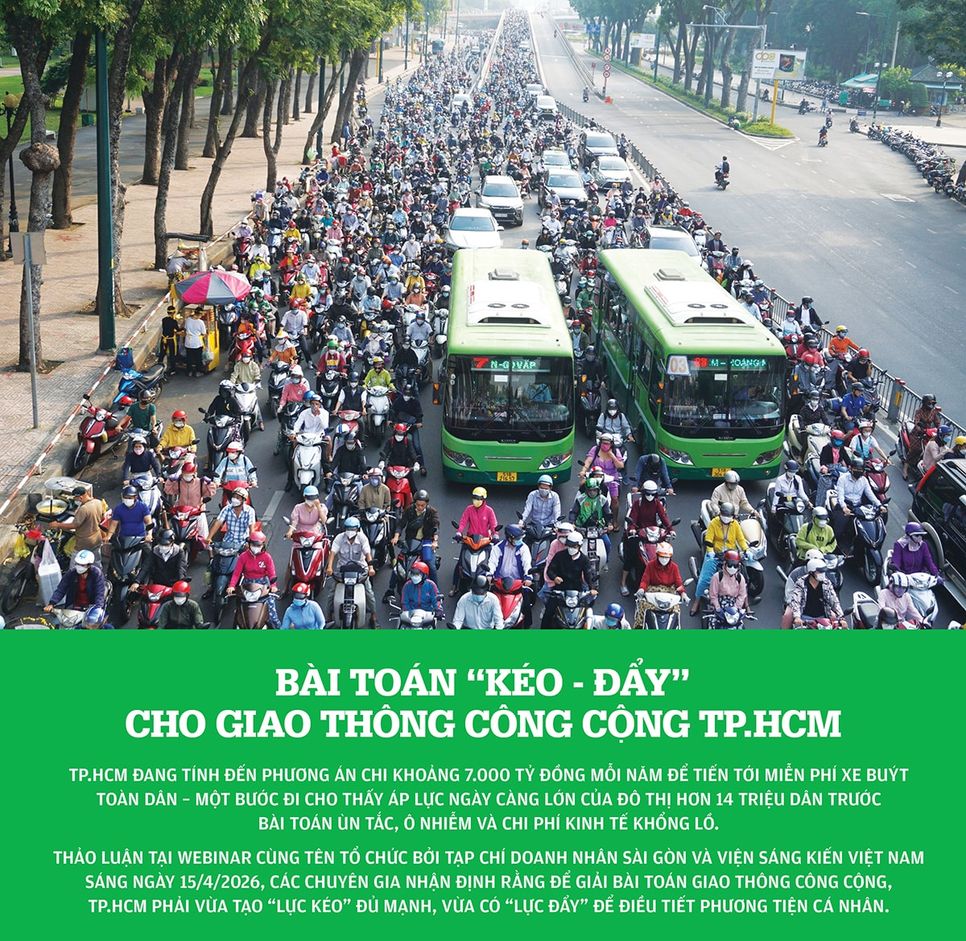 Bài toán "kéo - đẩy" cho giao thông công cộng TP.HCM (Bài 3)