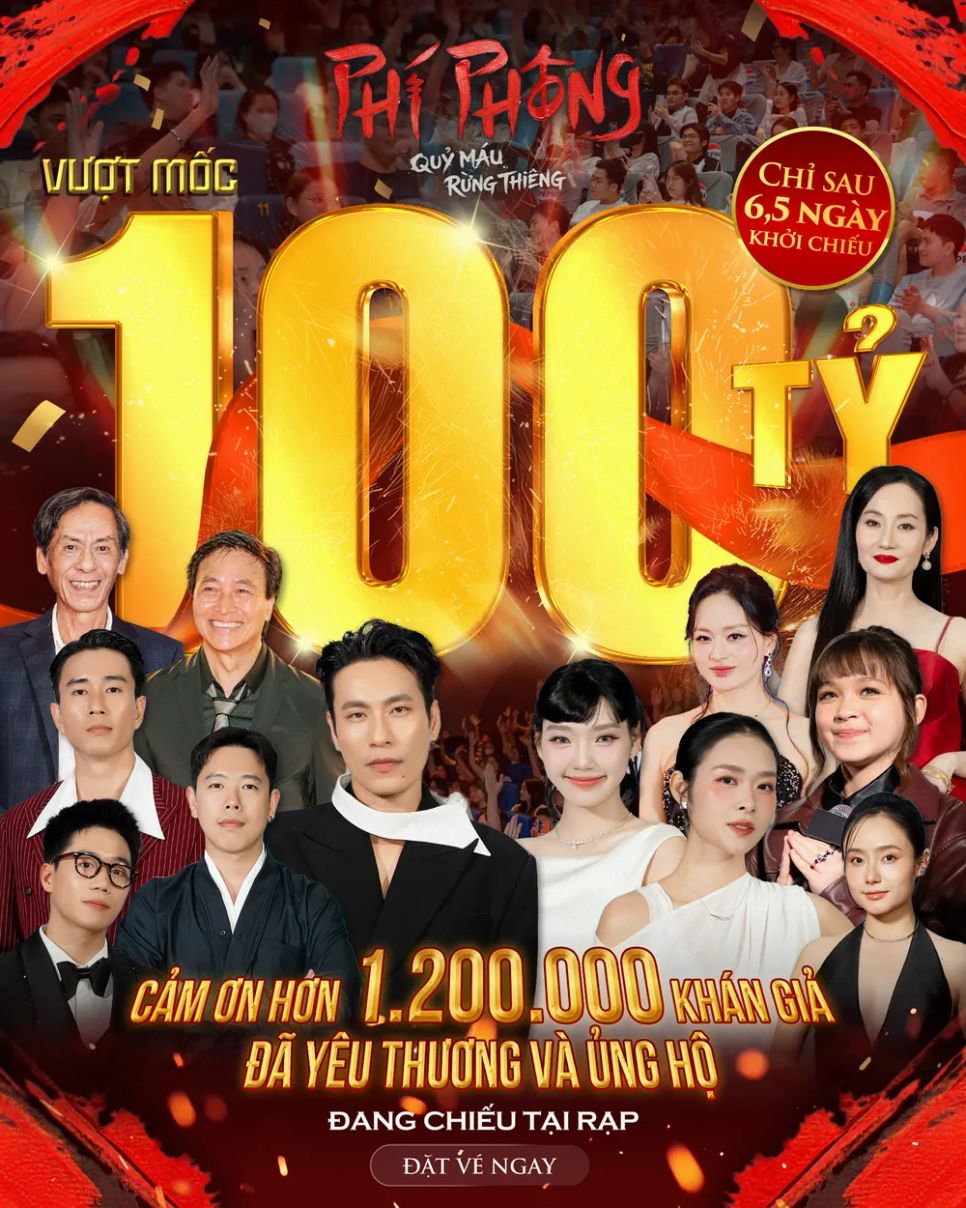 Phí phông đạt cột mốc doanh thu trăm tỷ đồng ấn tượng. Ảnh: ĐPCC