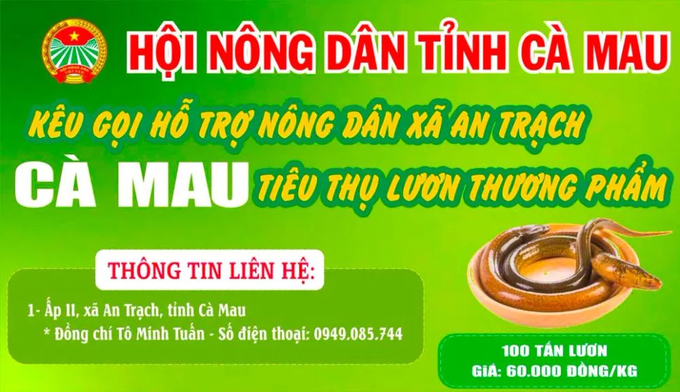 Hội Nông dân tỉnh Cà Mau kêu gọi 