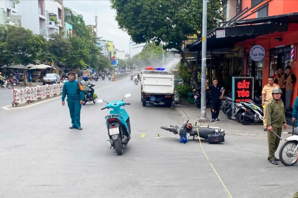 Hiện trường vụ tai nạn